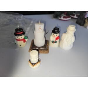 Vintage Snowman Christmas Lot 6